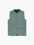 Velvour Boys Jacquard Printed Waistcoat-VW05-E