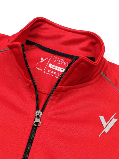 Velvour Fleece Mock Neck Tracksuit-VWT21-B