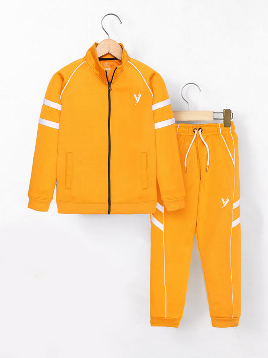 Velvour Fleece Mock Neck Tracksuit-VWT21-C