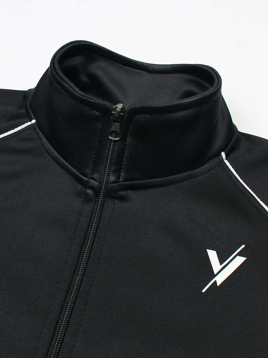 Velvour Fleece Mock Neck Tracksuit-VWT21-D