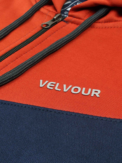Velvour Fleece Hooded Tracksuit-VWT29-B