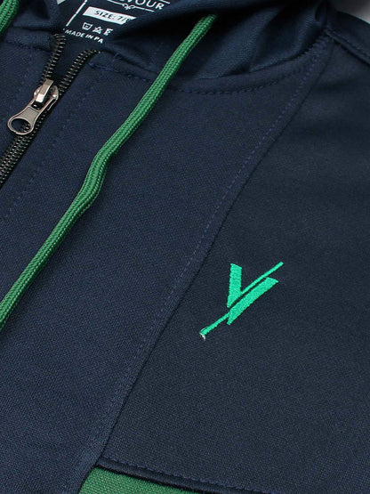 Velvour Fleece Hooded Tracksuit-VWT31-B