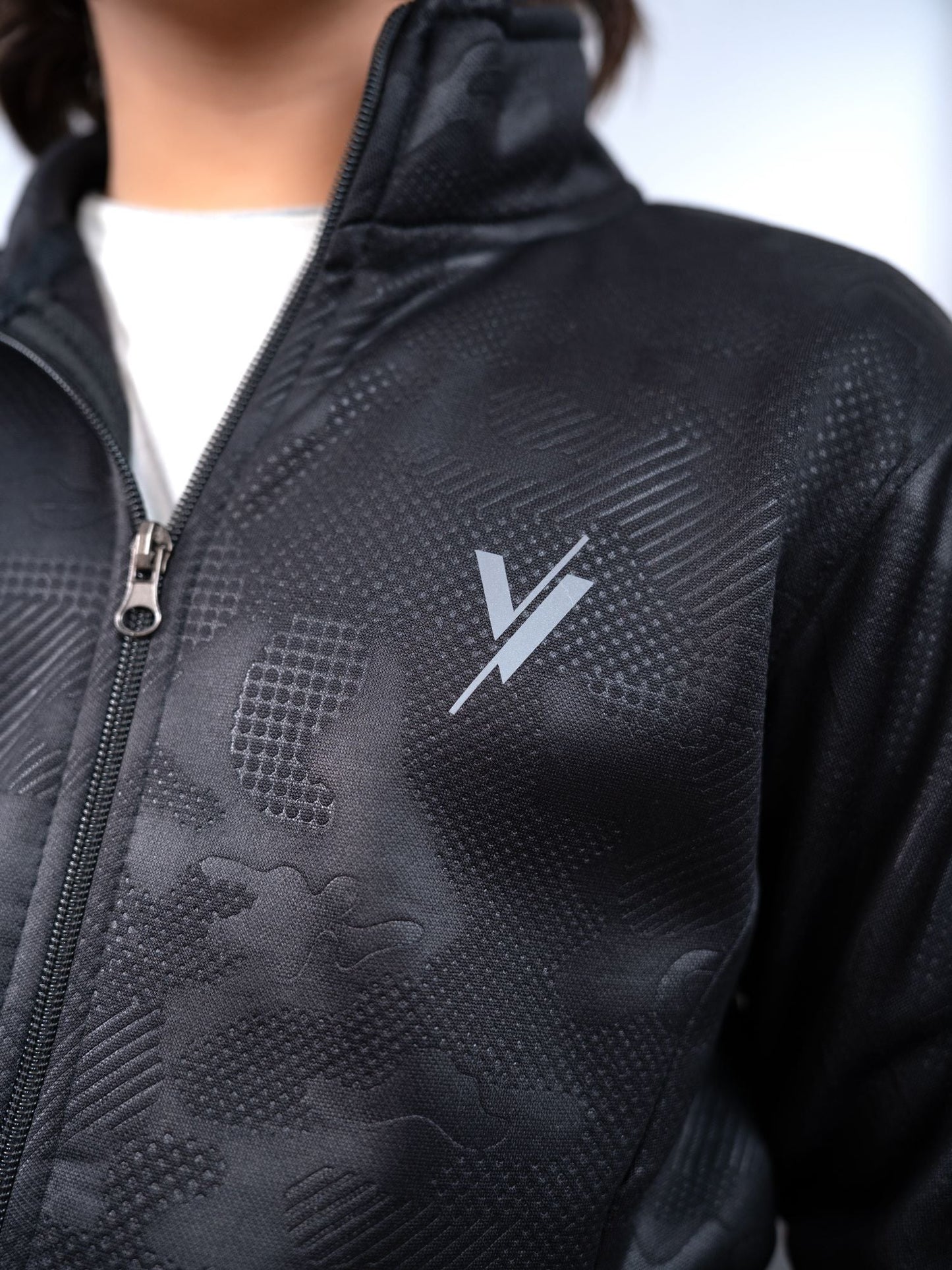Velvour Fleece Mock Neck Tracksuit-VWT32-B