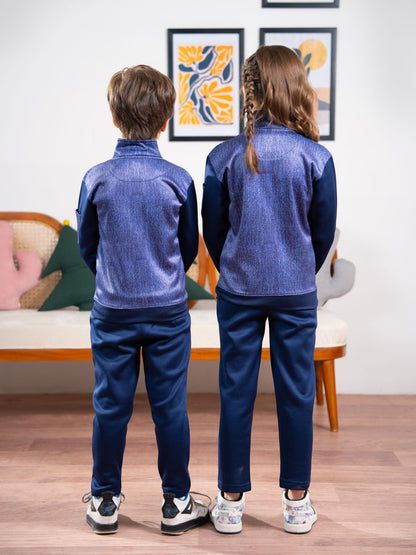 Velvour Fleece Mock Neck Tracksuit-VWT33-A