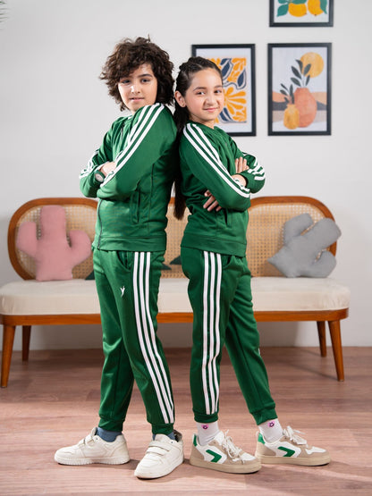Velvour Fleece Mock Neck Tracksuit-VWT36-A
