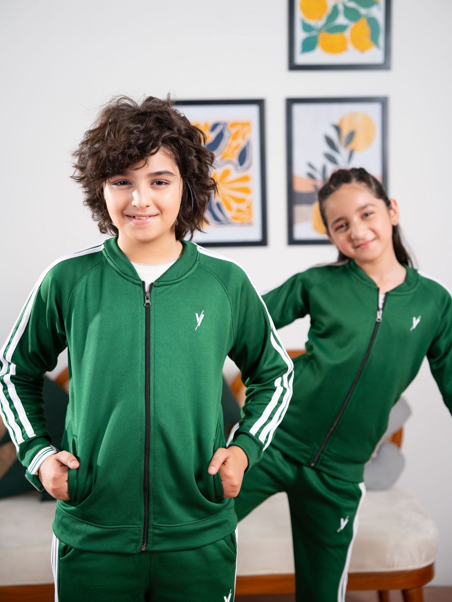 Velvour Fleece Mock Neck Tracksuit-VWT36-A