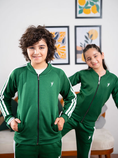 Velvour Fleece Mock Neck Tracksuit-VWT36-A
