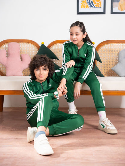 Velvour Fleece Mock Neck Tracksuit-VWT36-A