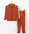 Velvour Fleece Mock Neck Tracksuit-VWT36-B