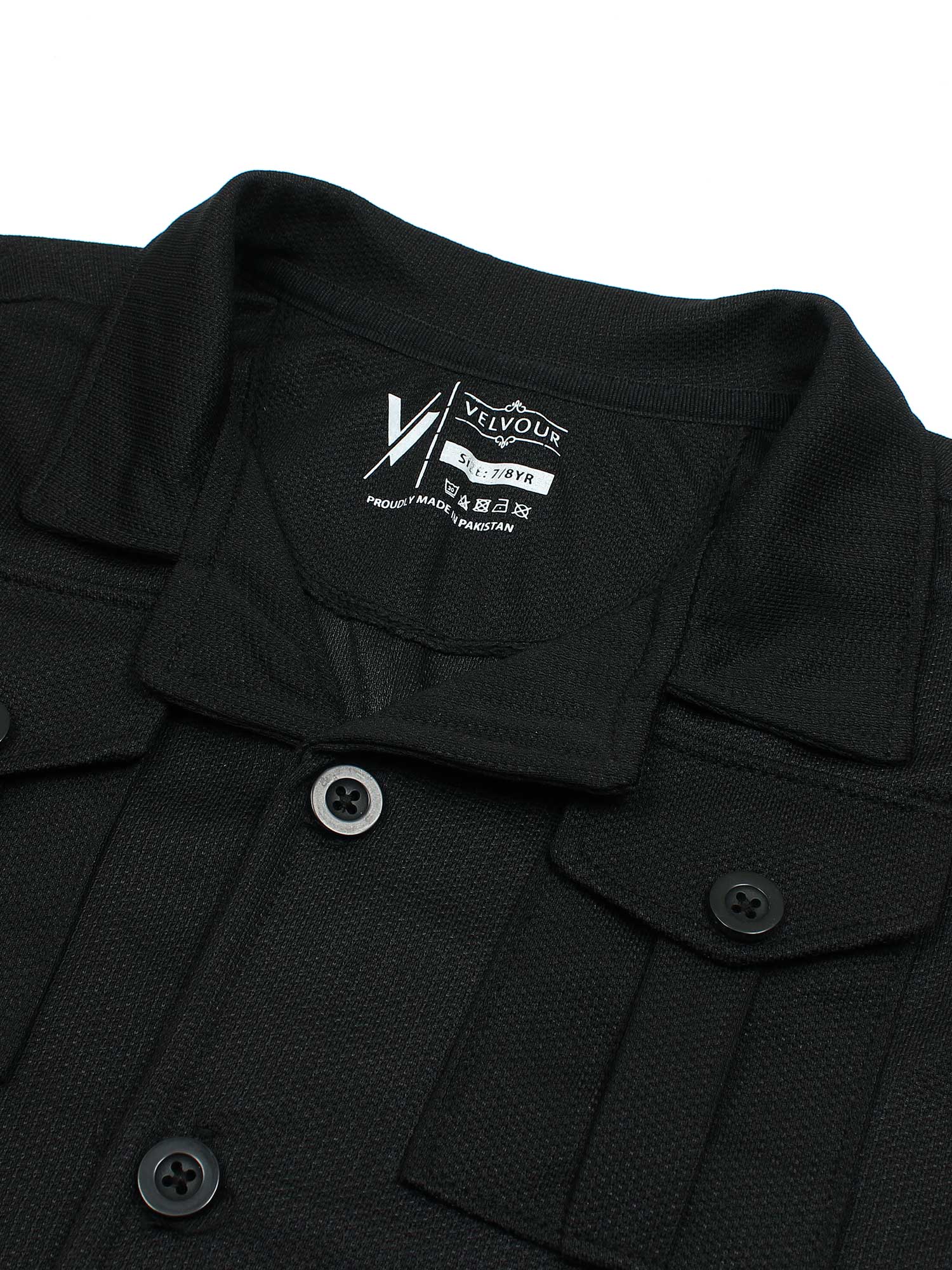 Velvour Imported Popcorn Full Sleeves Shirt-VWT40-AS
