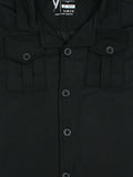 Velvour Imported Popcorn Full Sleeves Shirt-VWT40-AS