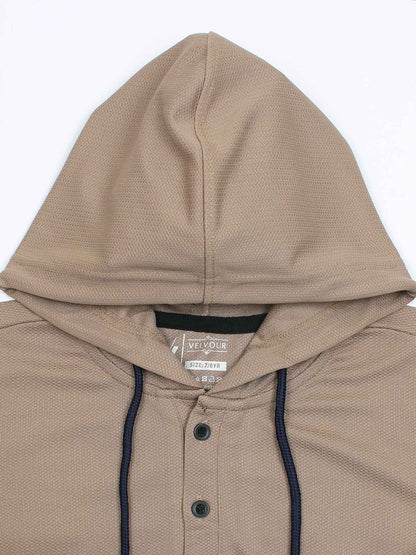 Velvour Polyester Hooded Tracksuit-VWT41-C