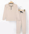 Velvour Polyester Collar Neck Tracksuit-VWT46-A