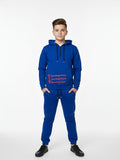 Velvour Polyester Collar Neck Tracksuit-VWT48-B