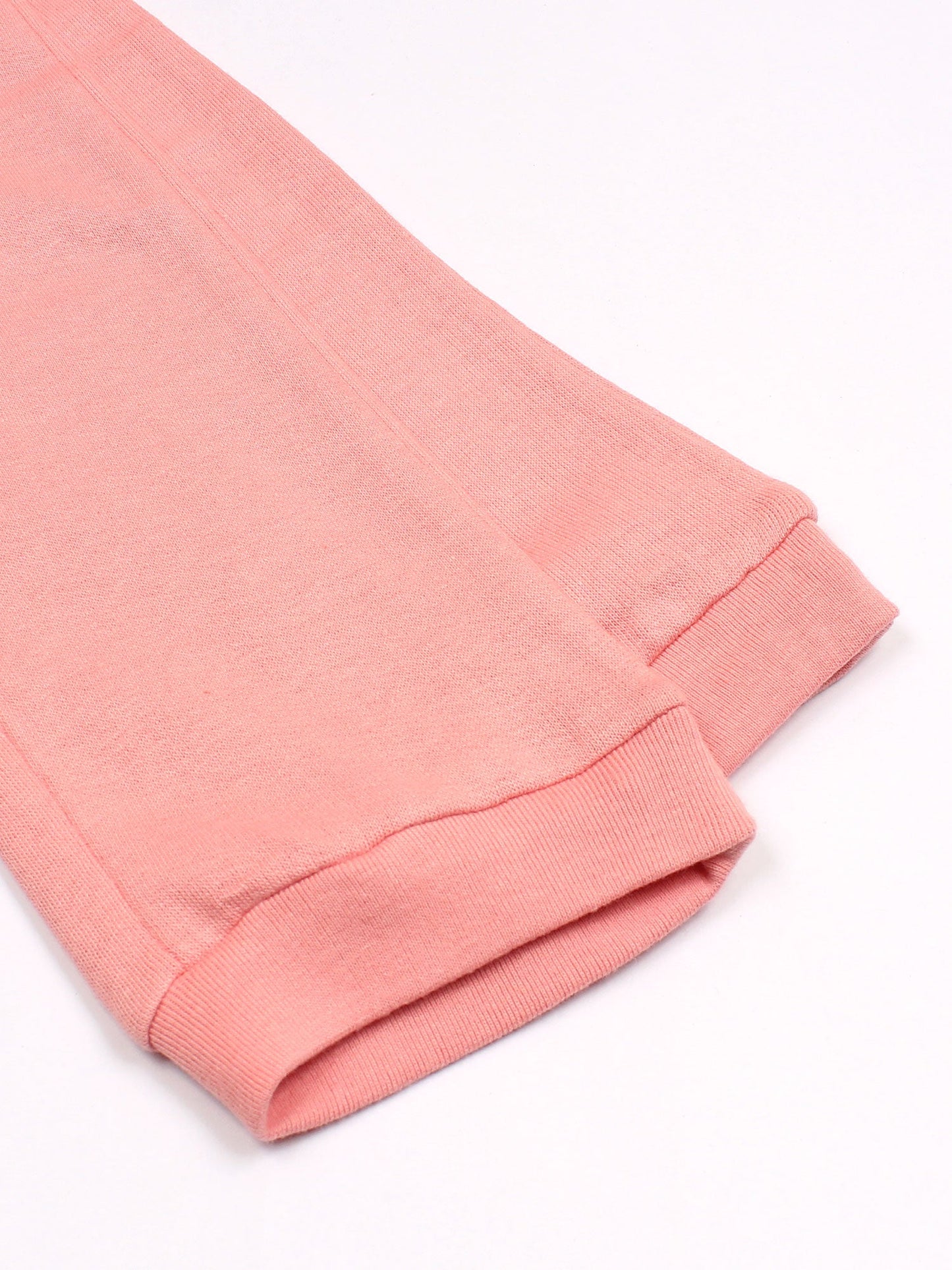 Velvour Girls Fleece Round Neck Tracksuit-VWTG 01-A