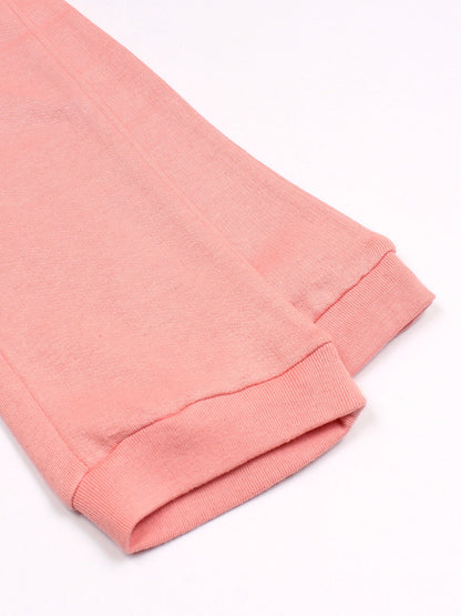 Velvour Girls Fleece Round Neck Tracksuit-VWTG 01-A