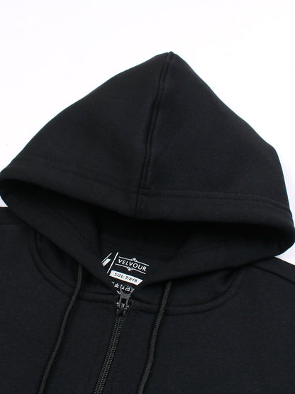 Velvour Polyester Hooded Tracksuit-VWT48-A