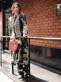 Mahnur Afterhours Luxury Lawn Embroidered Unstitched 3-Piece Suit-Jellybean Joy