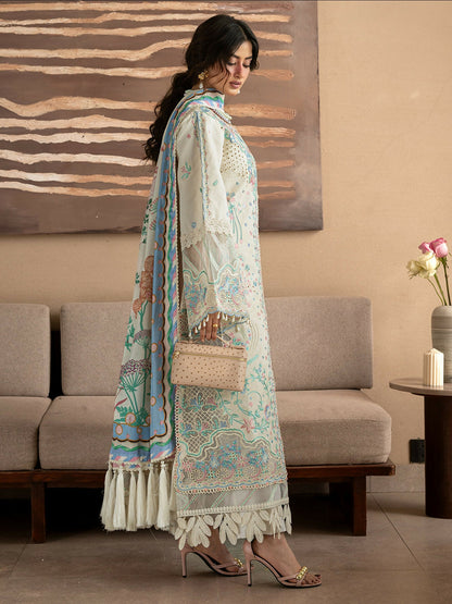 Mahnur Sirene Luxury Lawn'26 Embroidered Unstitched 3-Piece Suit-S-14