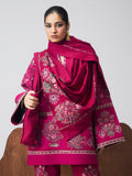 Jugnu by Hussain Rehar Khaddar Pret’26 Wool Embroidered Scarf-Deldar