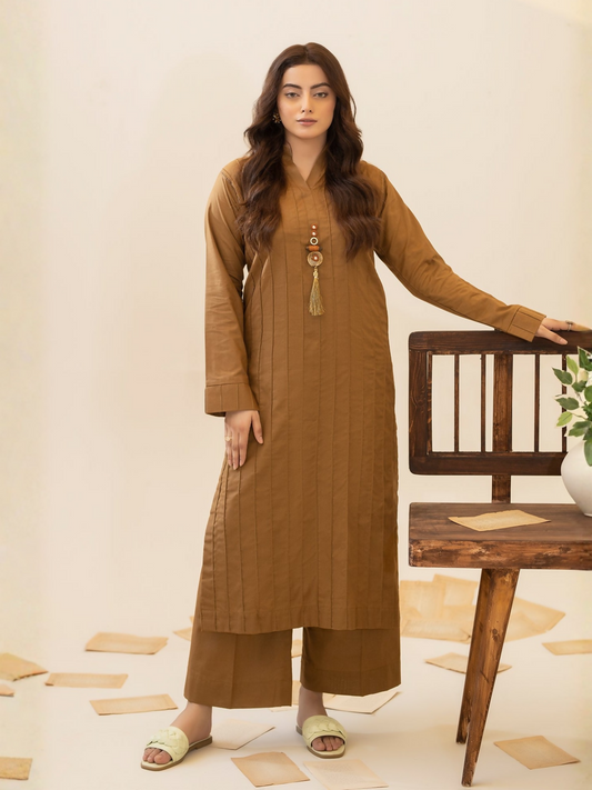 Mannat Clothing Winter-Basics'25 Light Khaddar Stitched Suit-Aria