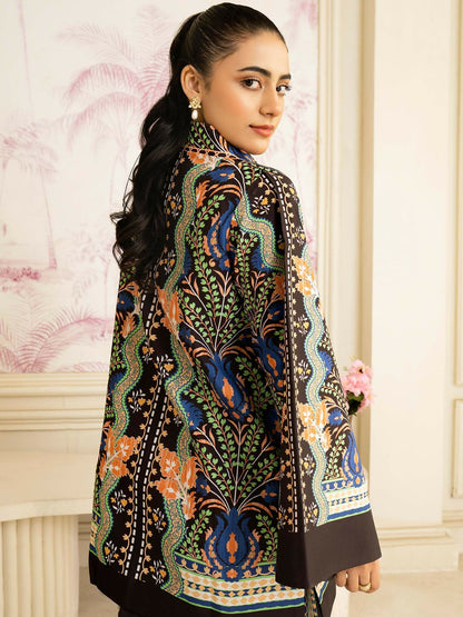 Allure By IH Salina Lawn Silk Printed Co-Ord Set-Gina