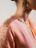 Hussain Rehar Basic Not Basic IV Raw Silk Embellished Stitched 3-Piece Suit-Blush