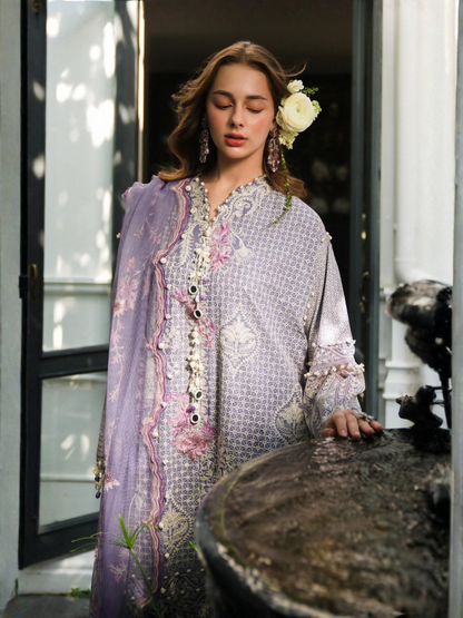 Sana Safinaz Lawn Embroidered Unstitched 3-Piece Suit-L251-004B-3CT