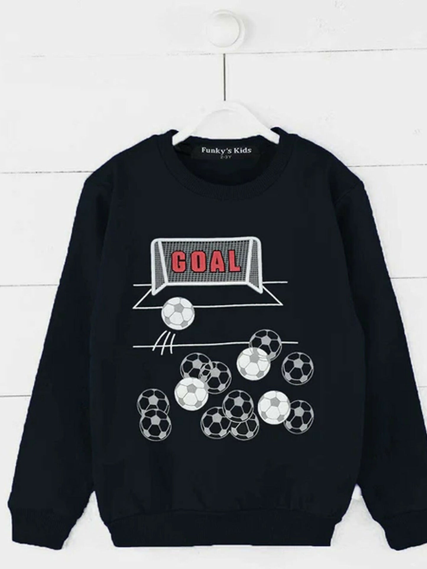 Funky's Kids Soccer Goal Sweat Shirts-11819