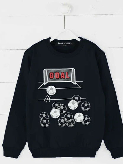 Funky's Kids Soccer Goal Sweat Shirts-11819