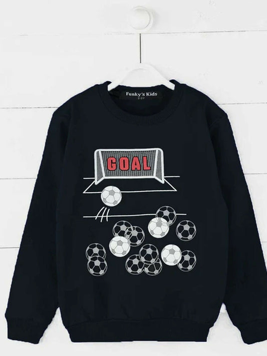 Funky's Kids Soccer Goal Sweat Shirts-11819