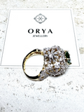 Orya Jewellery Adjustable Crest Ring