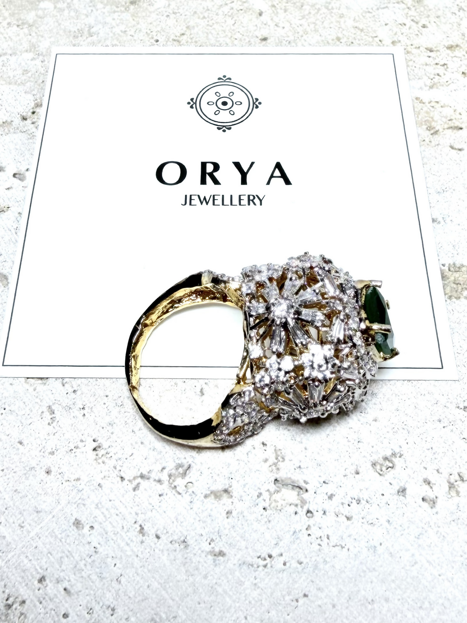 Orya Jewellery Adjustable Crest Ring