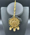 H&A Jewellery Indian Polki Gold Plated Maang Tikka