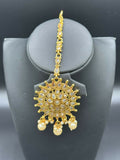 H&A Jewellery Indian Polki Gold Plated Maang Tikka