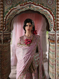 Hussain Rehar Festive Unstitched'26 Chiffon Embroidered 3-Piece Suit-Rukhsaar