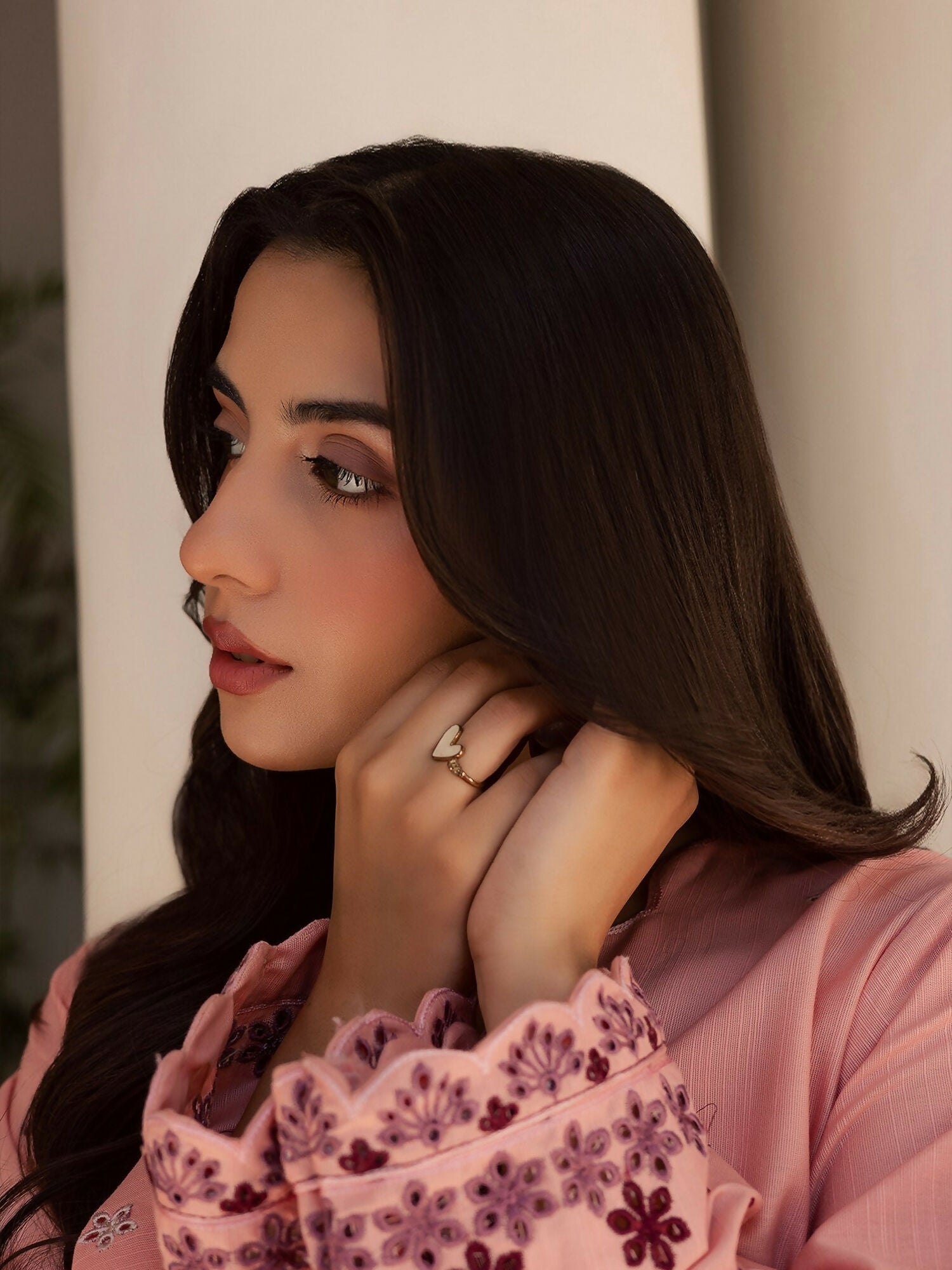 Mannat Clothing Laila Winter Pret '25 Karandi Embroidered Stitched Suit-Zenel