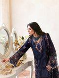 Mahnur Sophie Luxury Lawn Embroidered Unstitched 3-Piece Suit-Blake