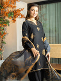 Panache Apparel Solid Story Cotton Lawn Embroidered Stitched Suit-Kairo
