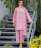 Panache Apparel Solid Story Cotton Lawn Embroidered Stitched Suit-Rosewood
