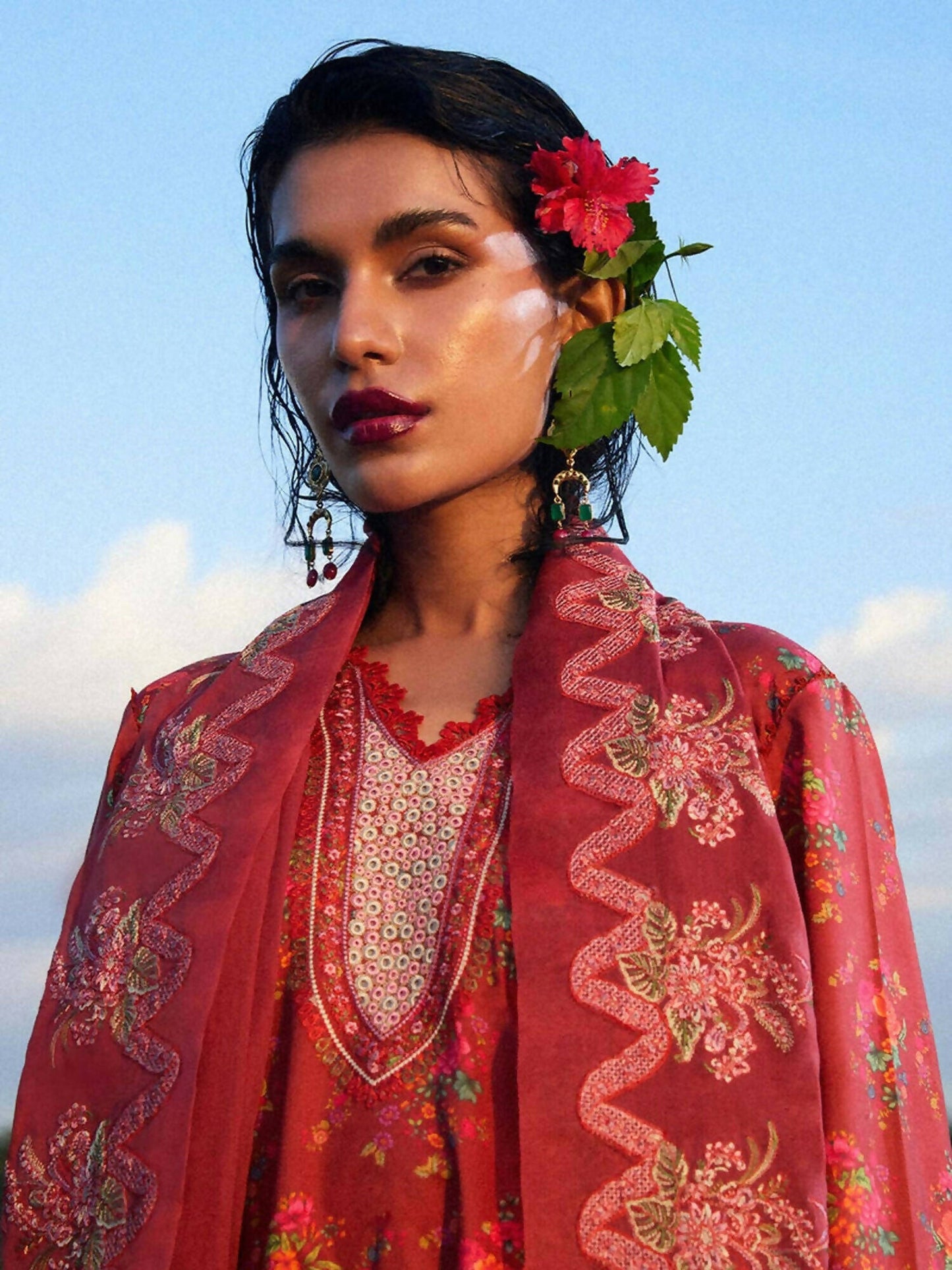 Hussain Rehar Pret SS'25 Lawn Printed Stitched 3-Piece Suit-Nahla