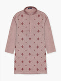 Velvour Boys Cotton Embroidered Stitched Kurta-VB196-L