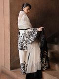 Hussain Rehar Luxury Pret Eid'24 Raw Silk Embellished Stitched 3-Piece Suit-Tusk