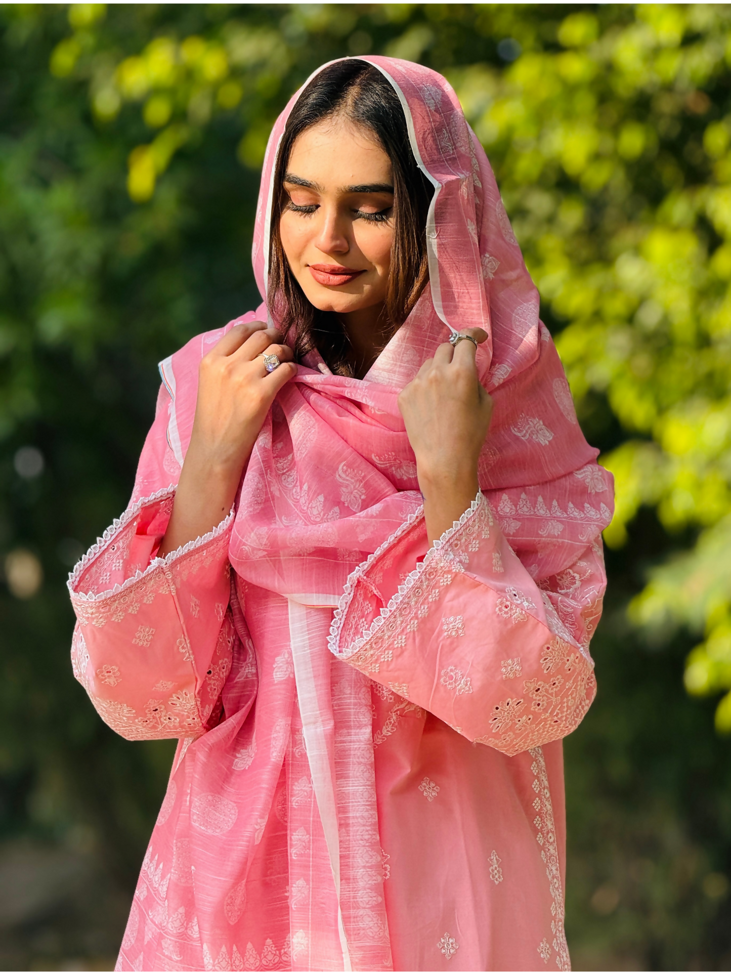 Siraphina Winter Cotton Embroidered Stitched 3-Piece Suit