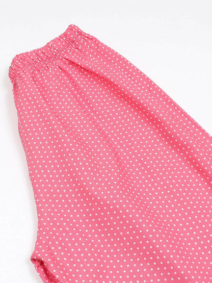 Velvour Girls Cotton Printed Co-Ord Set-VG143-A