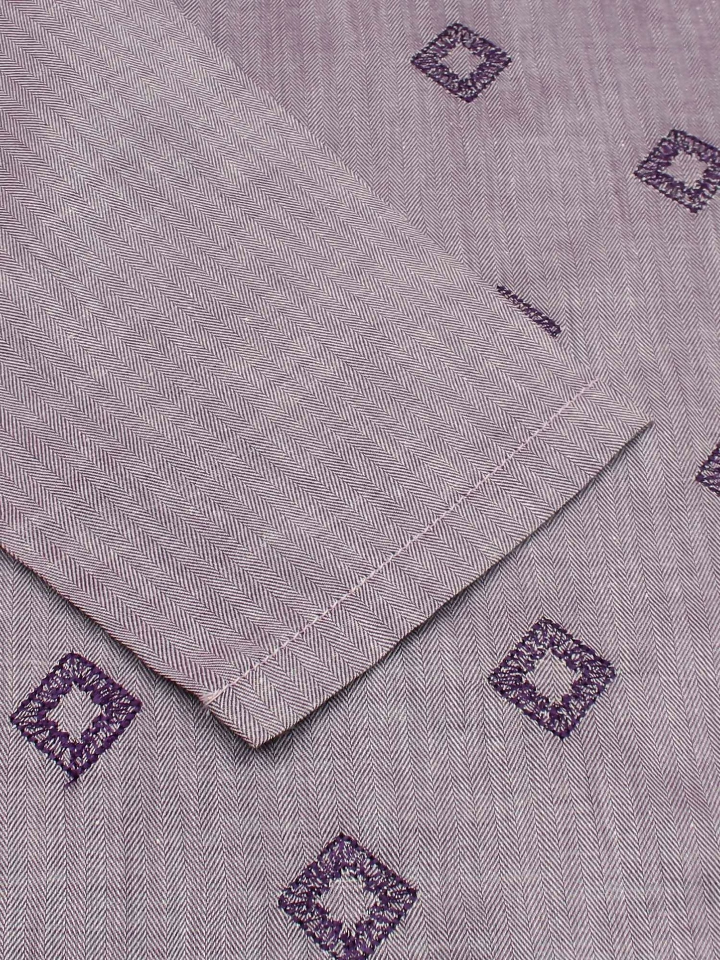Velvour Boys Cotton Embroidered Stitched Kurta-VB196-G