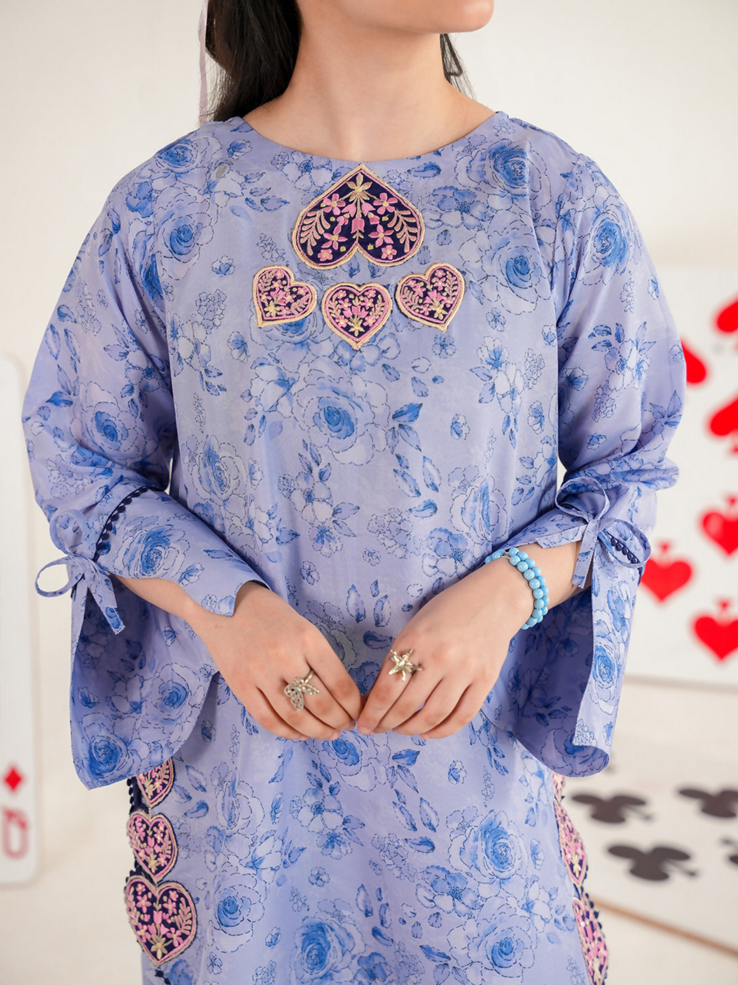 Panache Apparel Bloomie Silk Lawn Embroidered Stitched Suit-Petalie