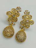 H&A Jewellery One Carat Earrings with Semi-Precious Stones