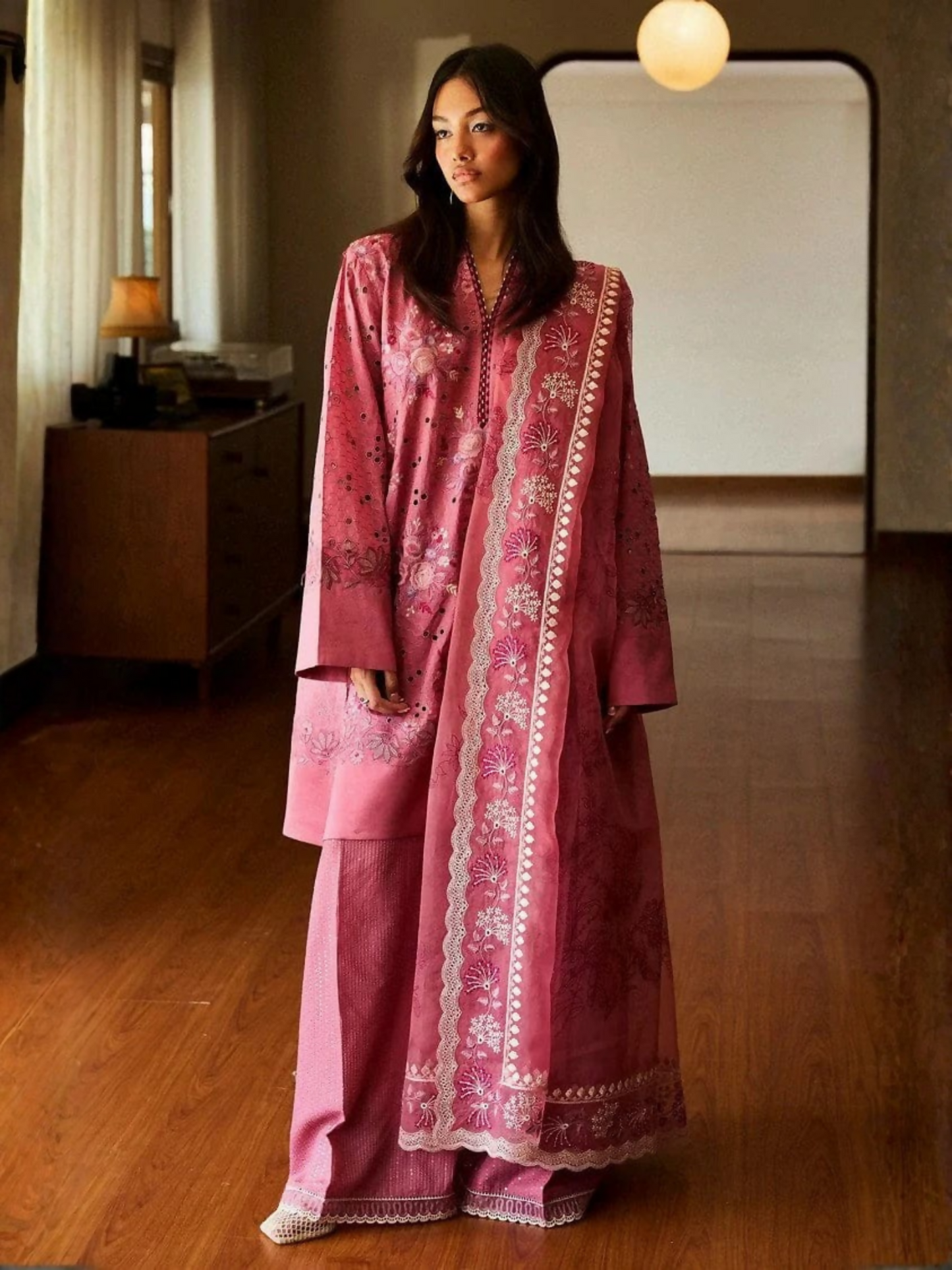 Zara Shahjahan Satori Lawn Embroidered Unstitched 3-Piece Suit-Kairo-10B