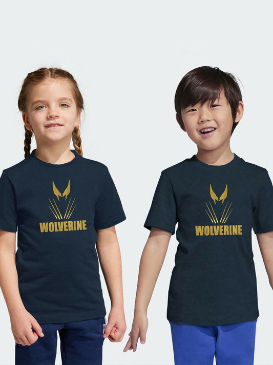 Kids cotton single jersey tee with crew neck and open hem bottom, made from soft and breathable fabric.
